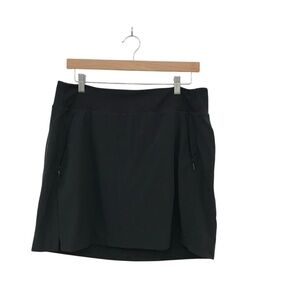 Athleta Brooklyn Skort Mid Rise Black Size 14 Women’s
